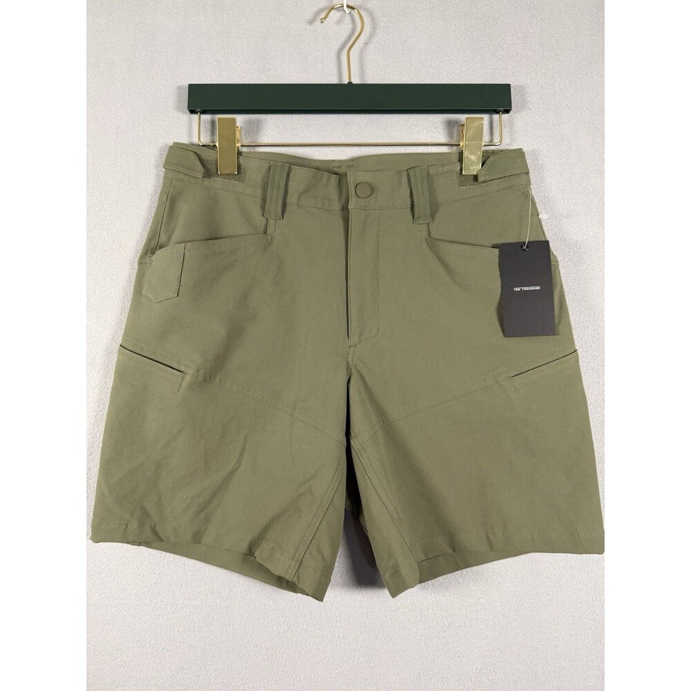 Ten Thousand Men’s Tactical Utility Shorts Size 30 Olive Green NWT Hiking